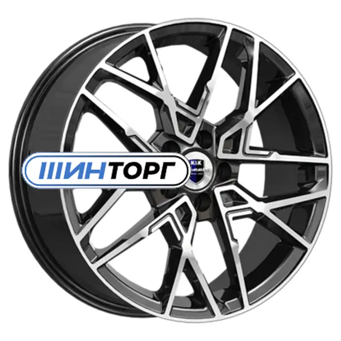 K&K Вудроф (КС1044) 7x18 5x108 ET52 D60.1 Алмаз черный Литой